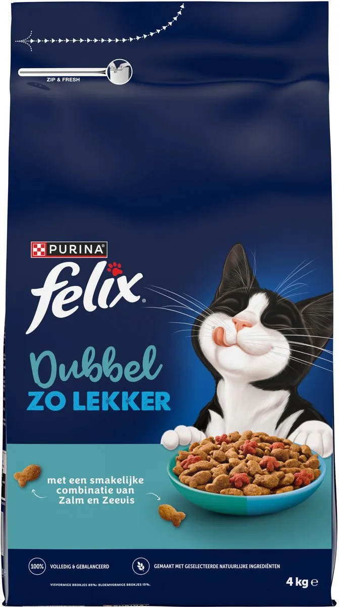 Felix Dubbel Zo Lekker Zalm & Zeevis - 16kg - afbeelding 6 van 6