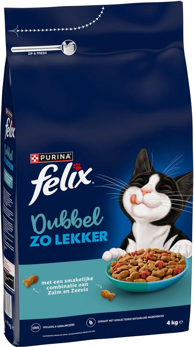 Felix Dubbel Zo Lekker Zalm & Zeevis - 16kg