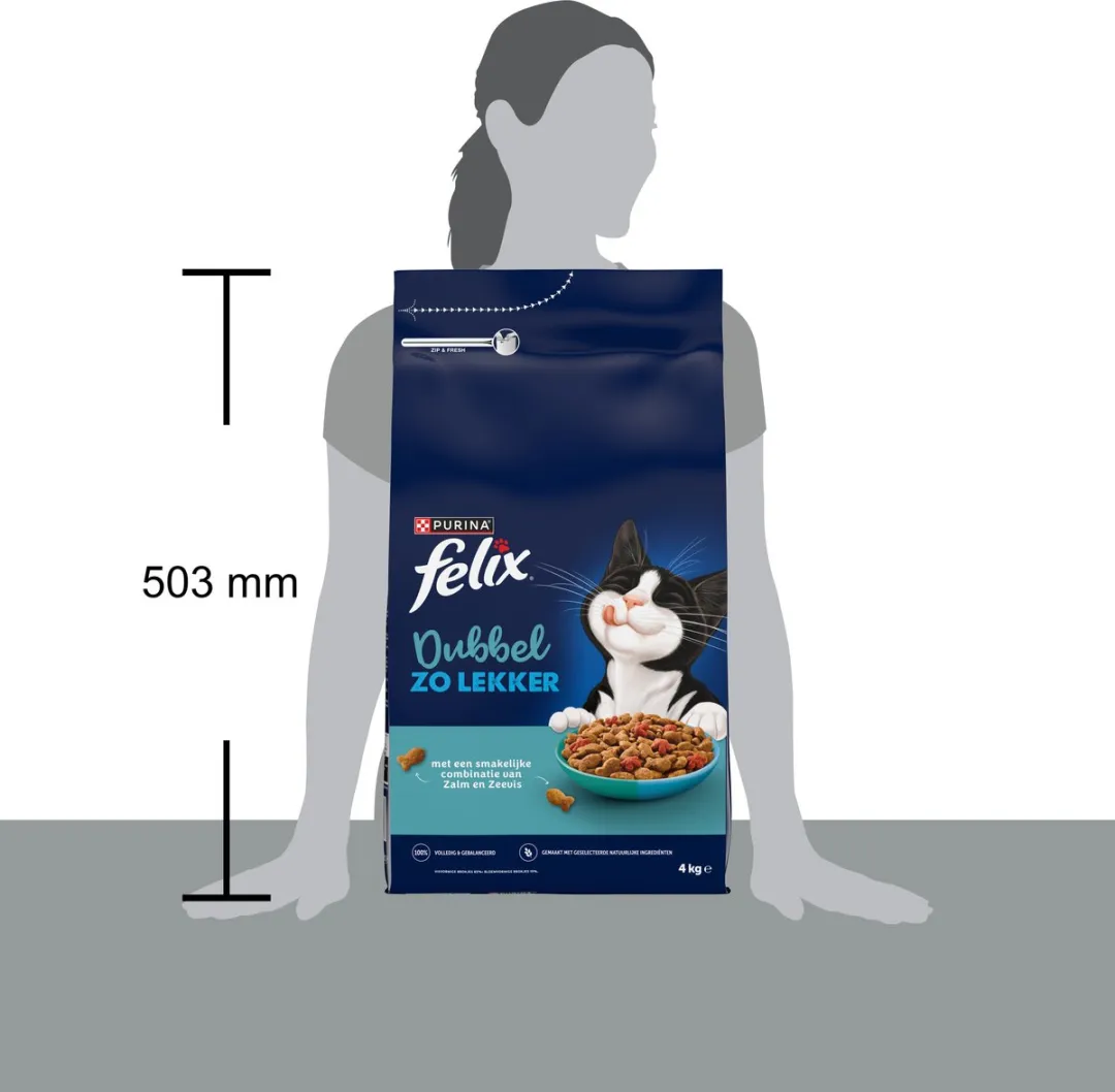 Felix Dubbel Zo Lekker Zalm & Zeevis - 16kg