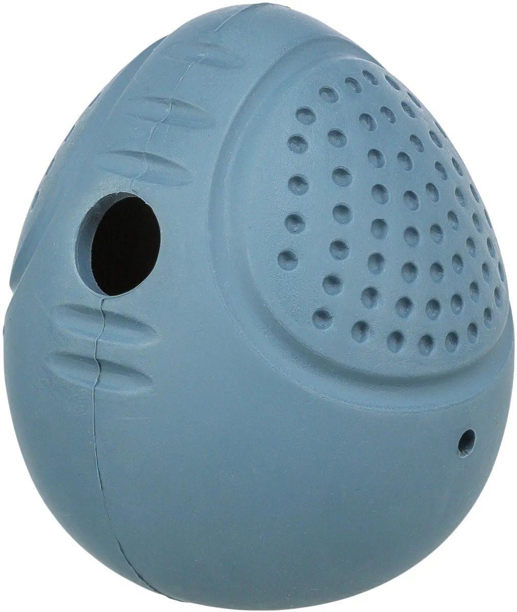 Trixie Snack Tuimel-Ei Natuurrubber - Blauw - afbeelding 2 van 2