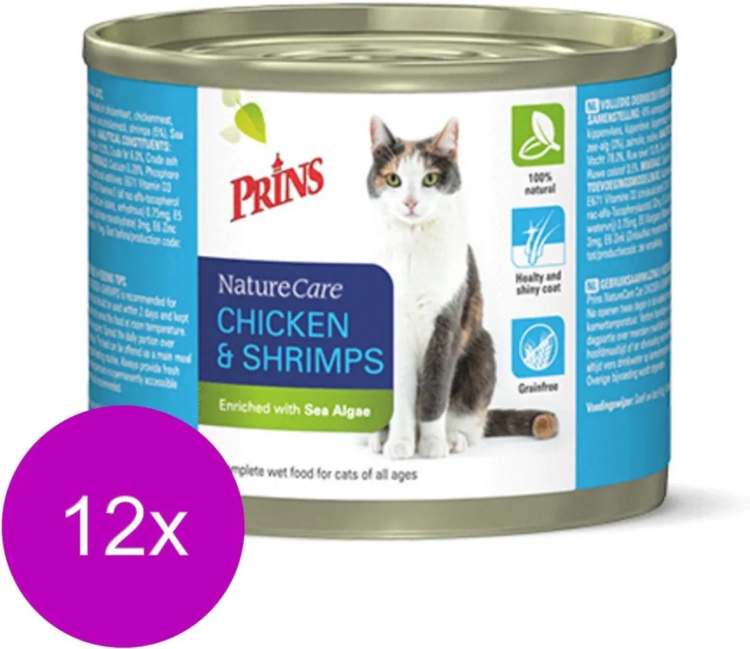Prins Naturecare Cat Kip&Garnaal 200g