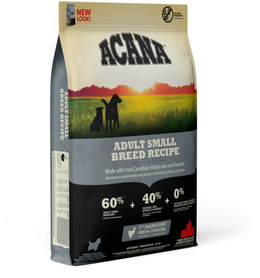Acana Heritage Adult Small Breed Kip & Kalkoen - 6 kg