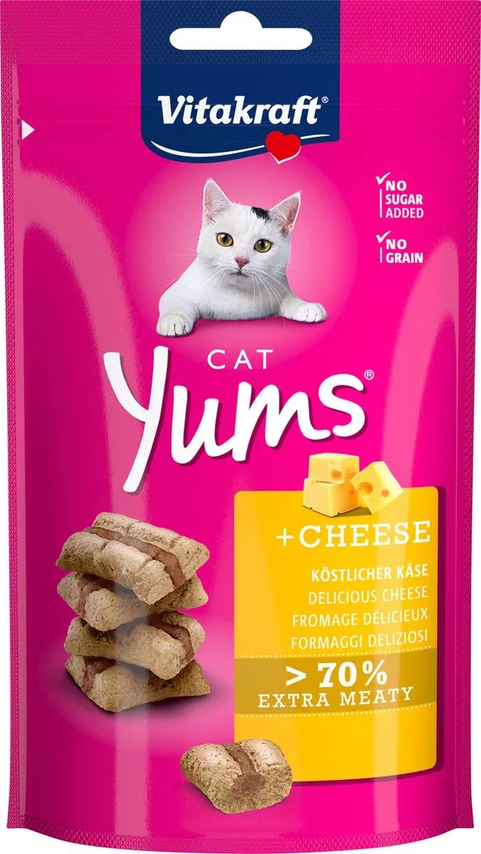Vitakraft Cat Yums Kaas - 9x40g