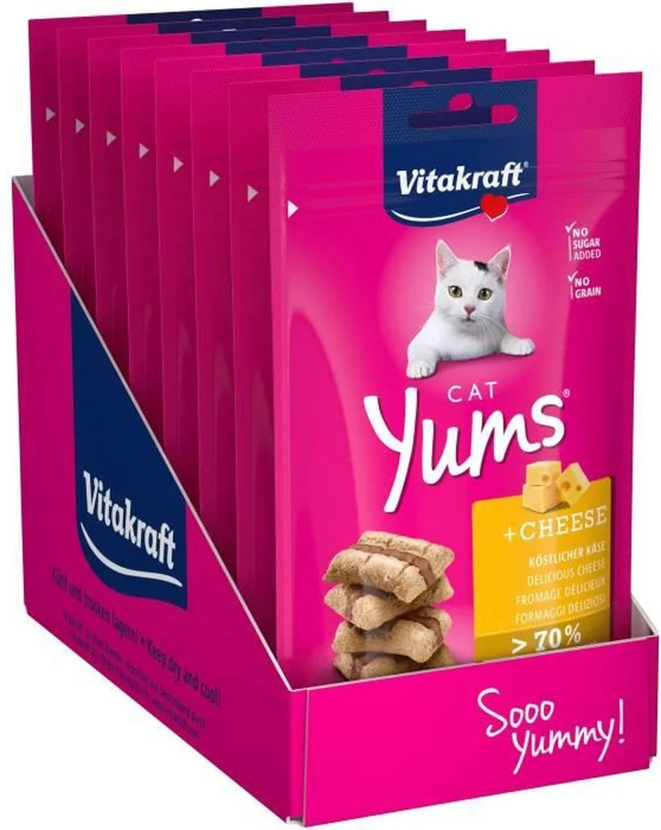 Vitakraft Cat Yums Kaas - 9x40g
