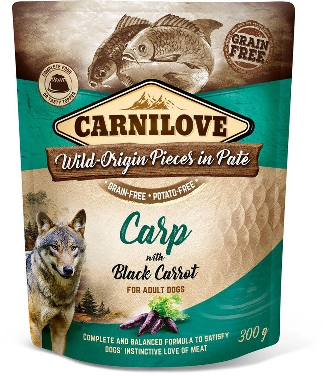 Carnilove Pouch Karper met Zwarte Wortel