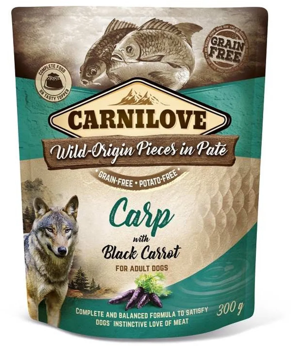 Carnilove Pouch Karper met Zwarte Wortel