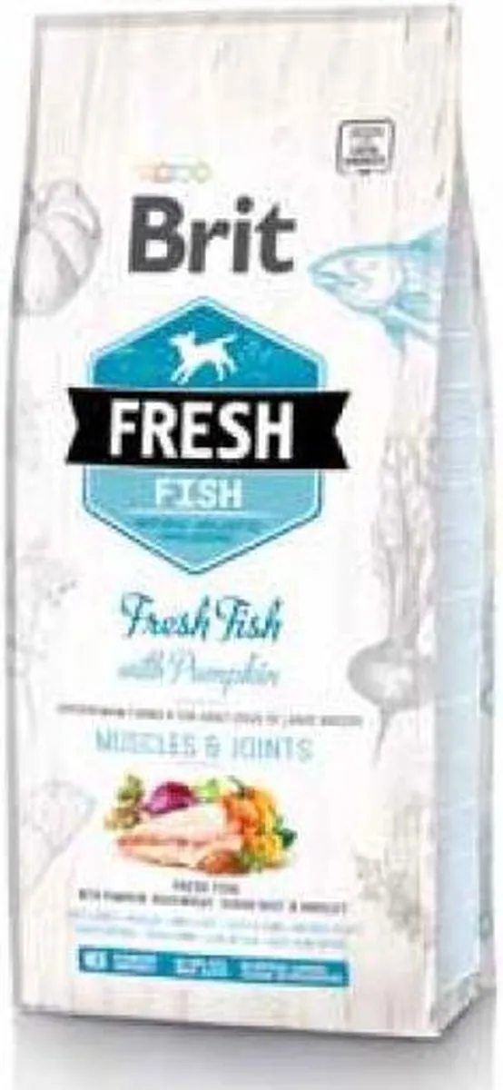 Brit Fresh Fish & Pumpkin Adult Large Breed 12kg