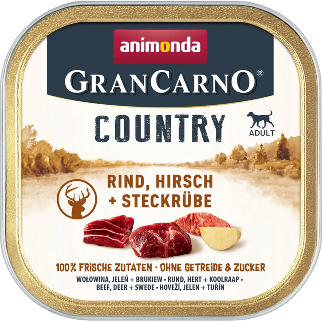 Animonda Dog GranCarno Country Adult Rund Hert Koolraap