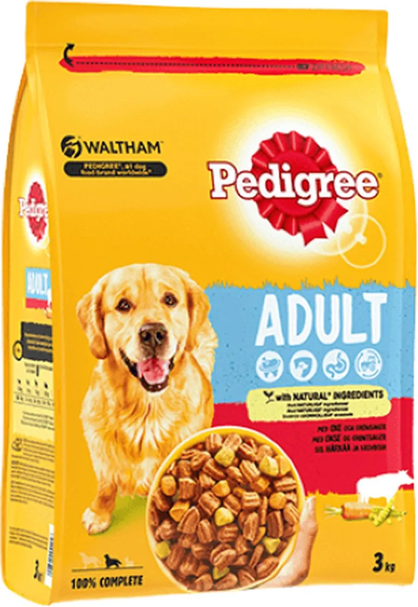 Pedigree Adult Rund Droogvoer Hondenbrokken 6kg