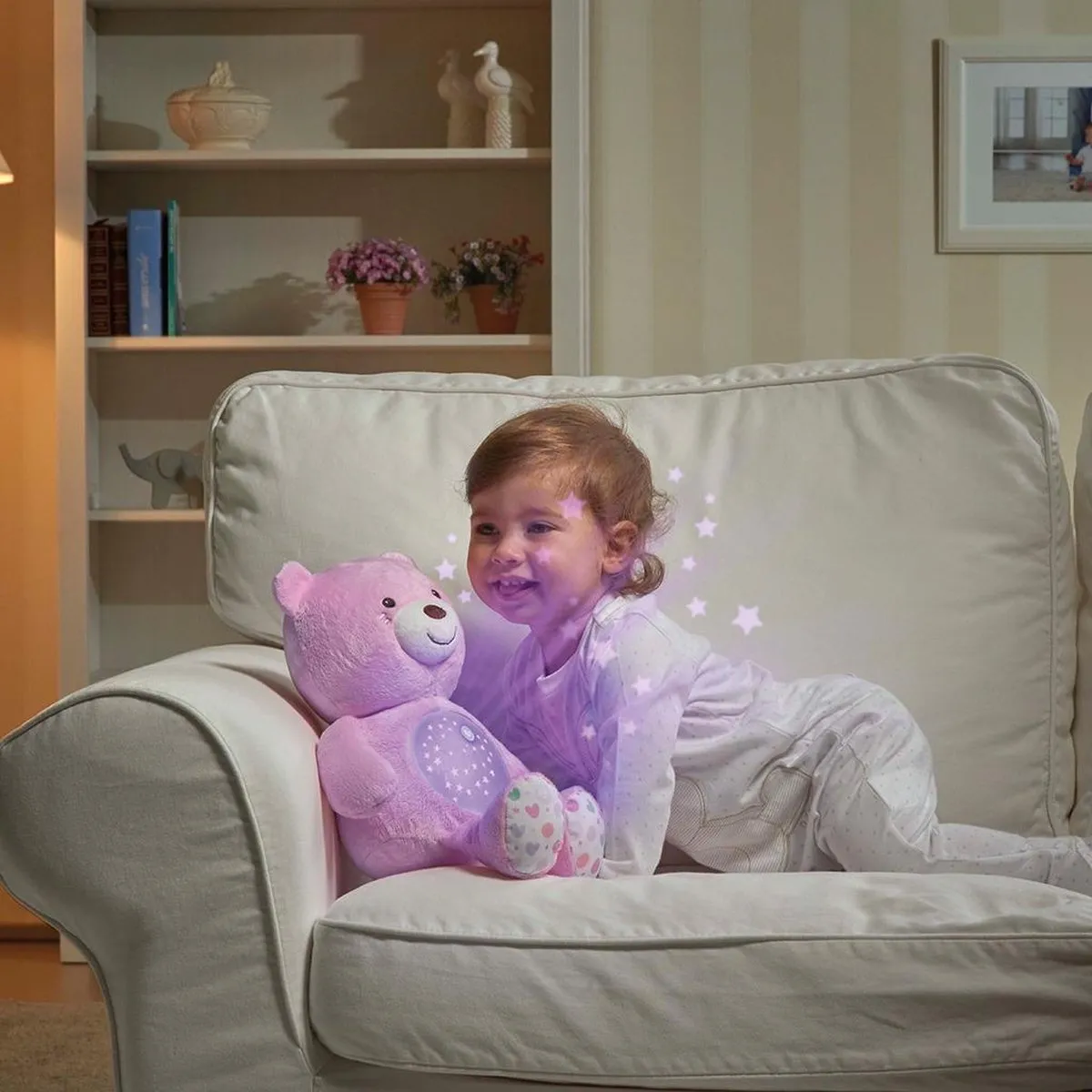 Chicco First Dreams Projector Baby Bear - Roze