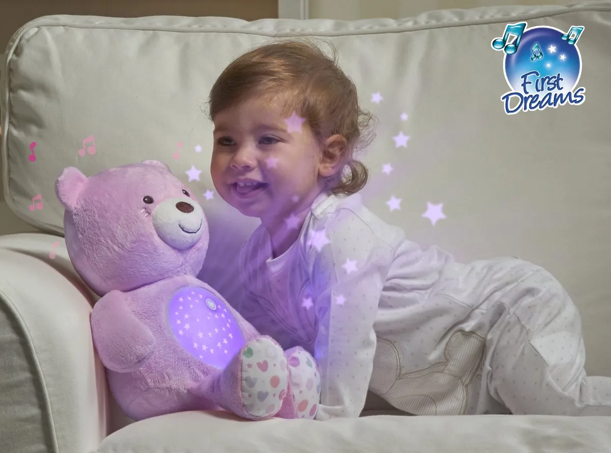 Chicco First Dreams Projector Baby Bear - Roze