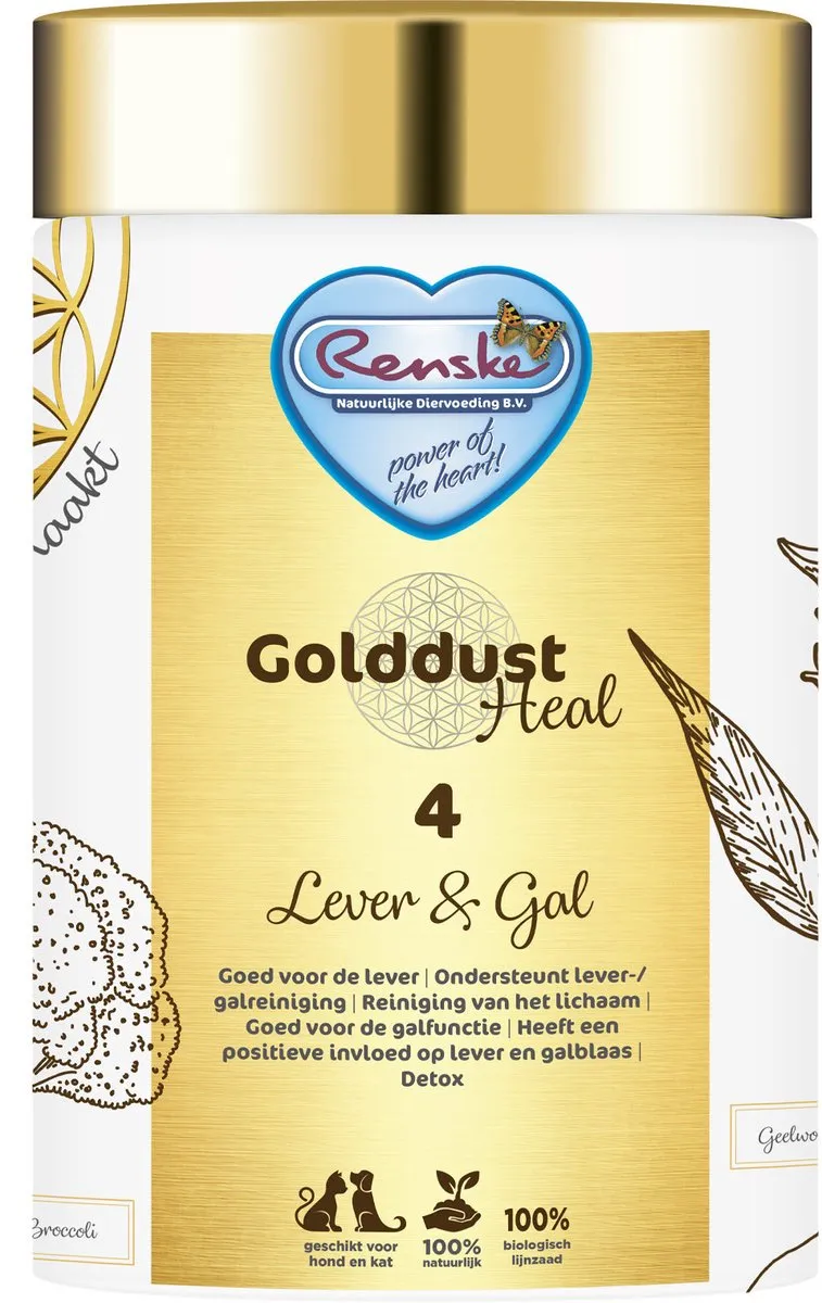Renske Golddust Heal 4 Lever & Gal 500 gr