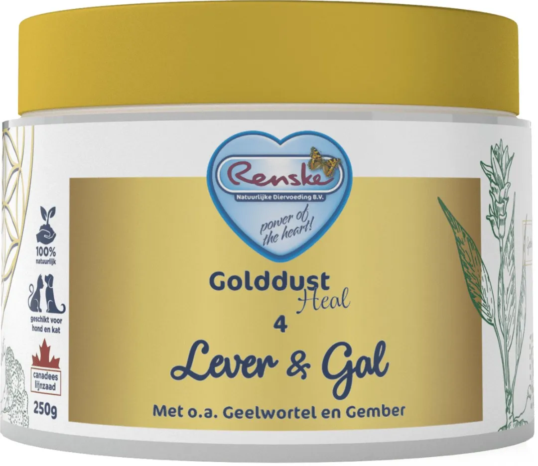 Renske Golddust Heal 4 Lever & Gal 500 gr