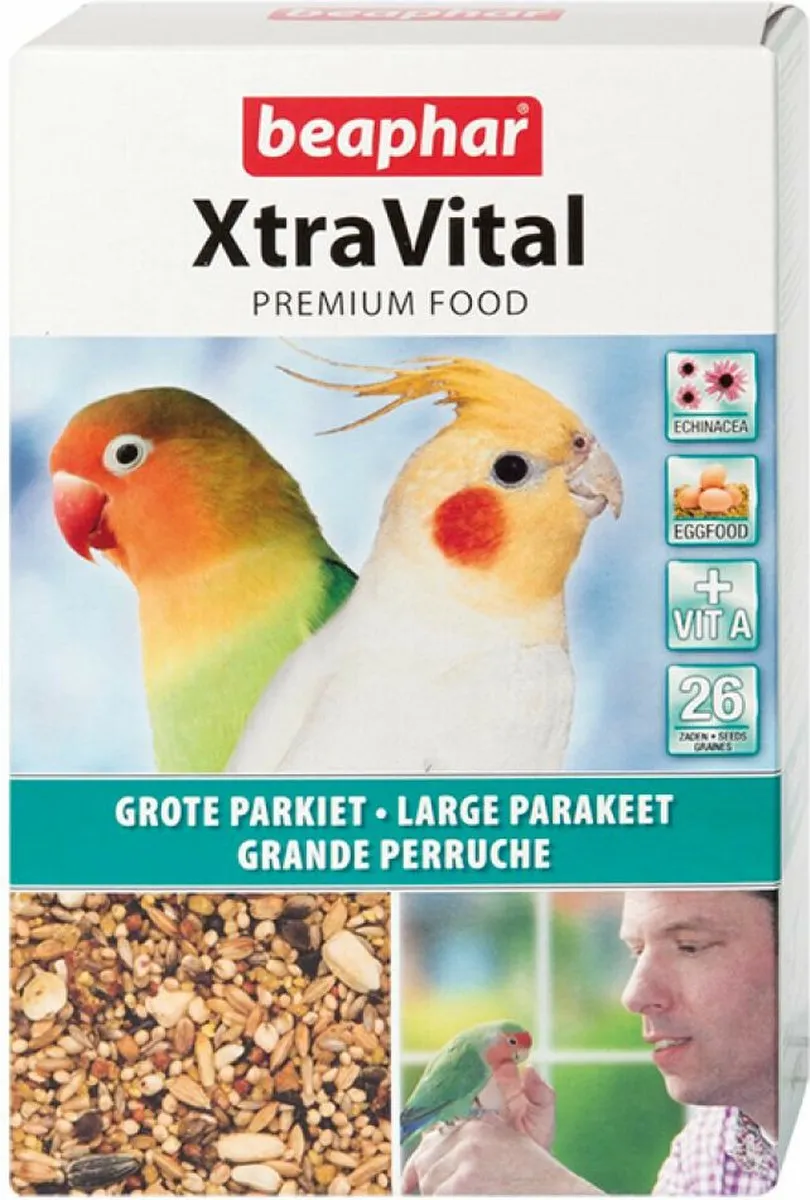 Beaphar XtraVital Grote Parkiet Voordeelverpakking - 3500g
