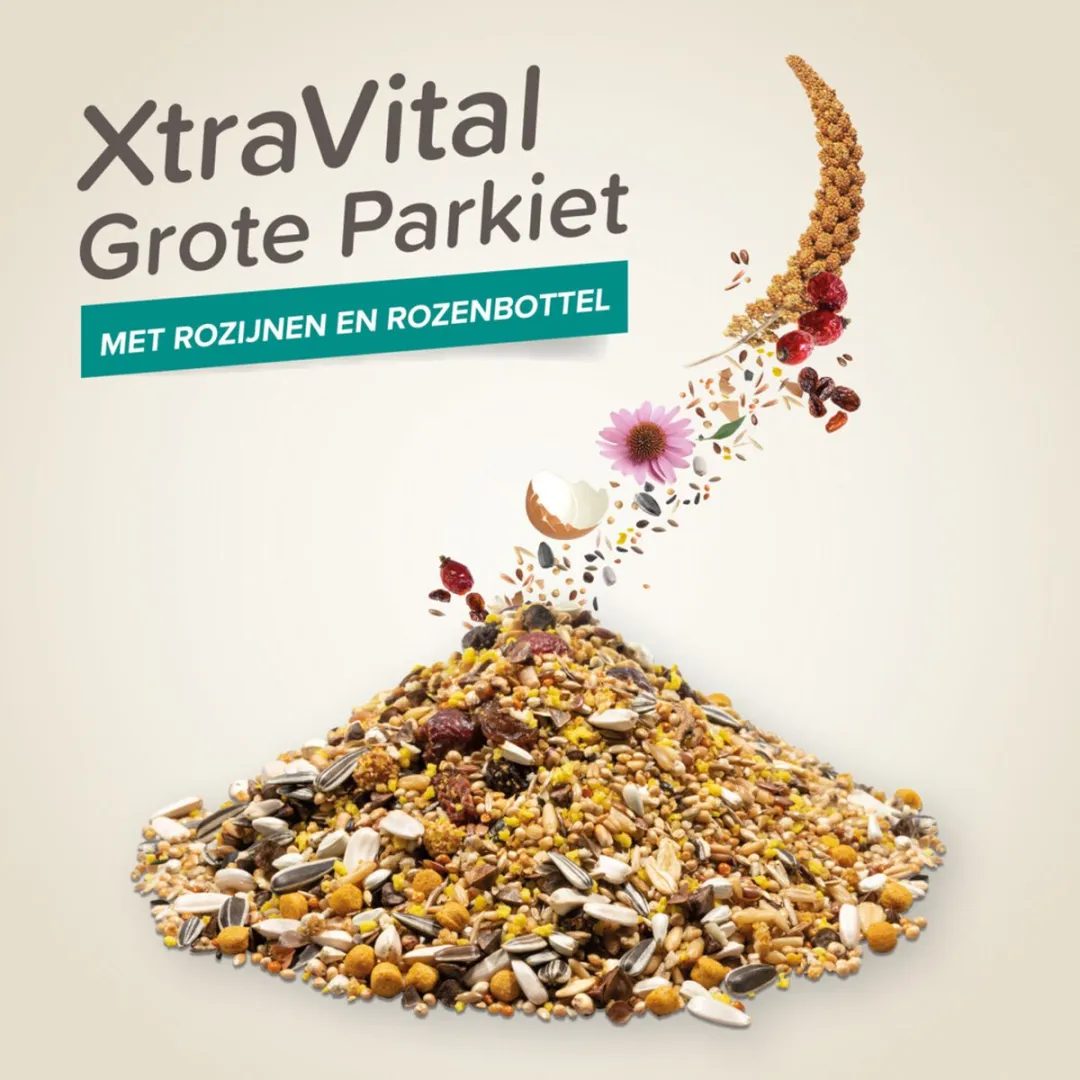 Beaphar XtraVital Grote Parkiet Voordeelverpakking - 3500g
