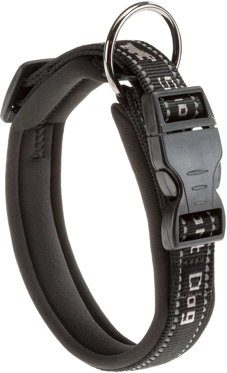 Ferplast Honden Halsband Sport Nylon 65cm Grijs/Zwart