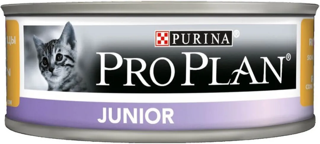 Pro Plan Cat Junior Kip & Lever Blik - 24 Stuks