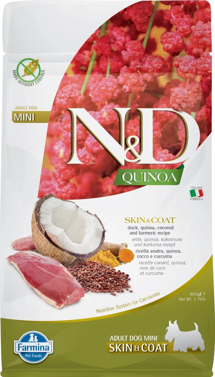 Farmina N&D Quinoa Duck & Coconut Adult Mini 800g