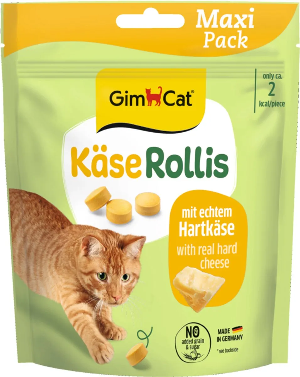 GimCat Kaas Rollis Kattensnacks - 6x140g