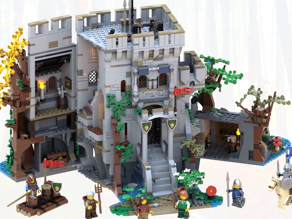 Lego Bricklink - 910001 - Castle in the forest