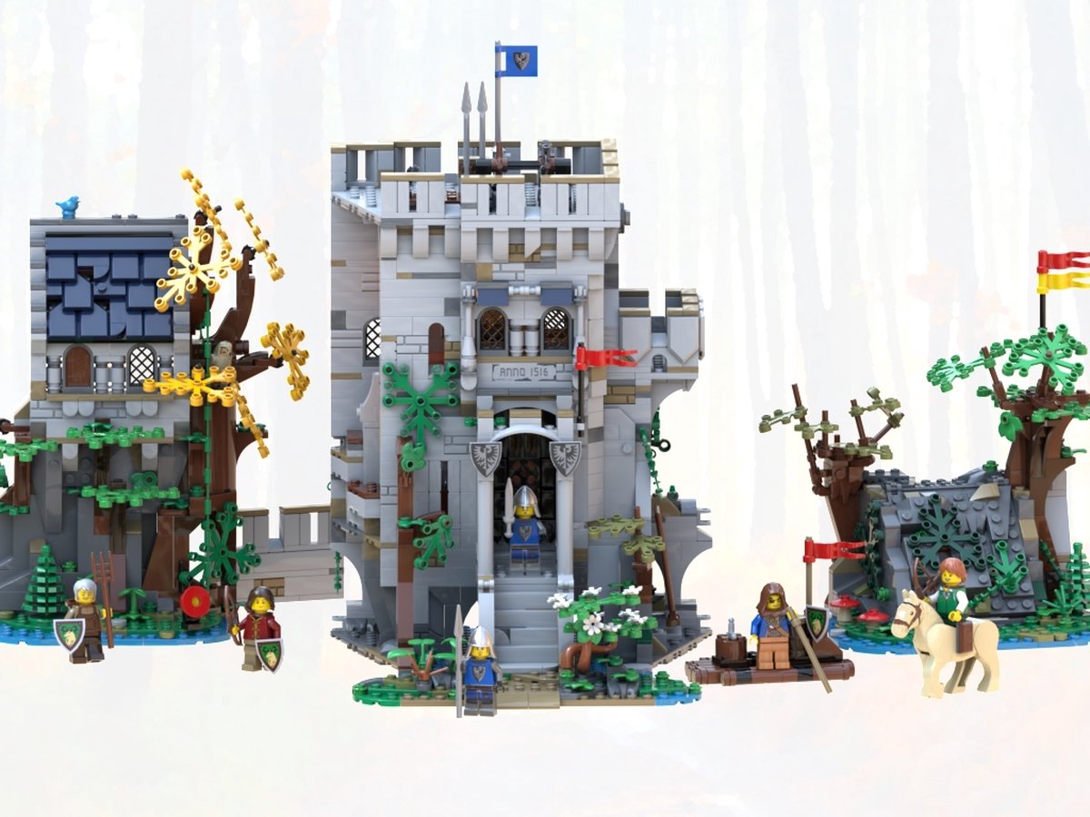 Lego Bricklink - 910001 - Castle in the forest