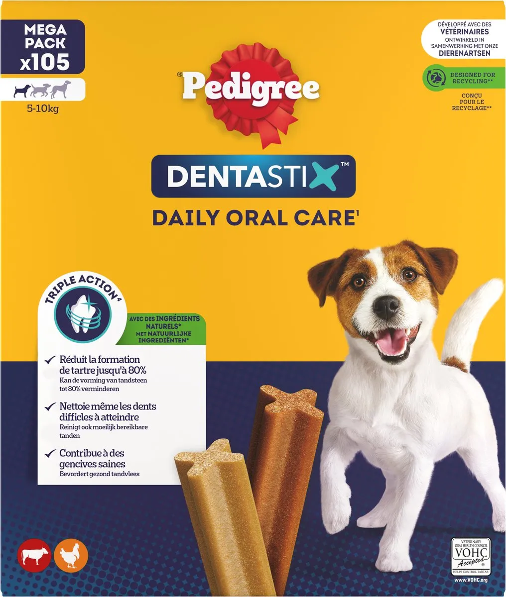 Pedigree Dentastix Kleine Hond Gebitsverzorging 105 Stuks
