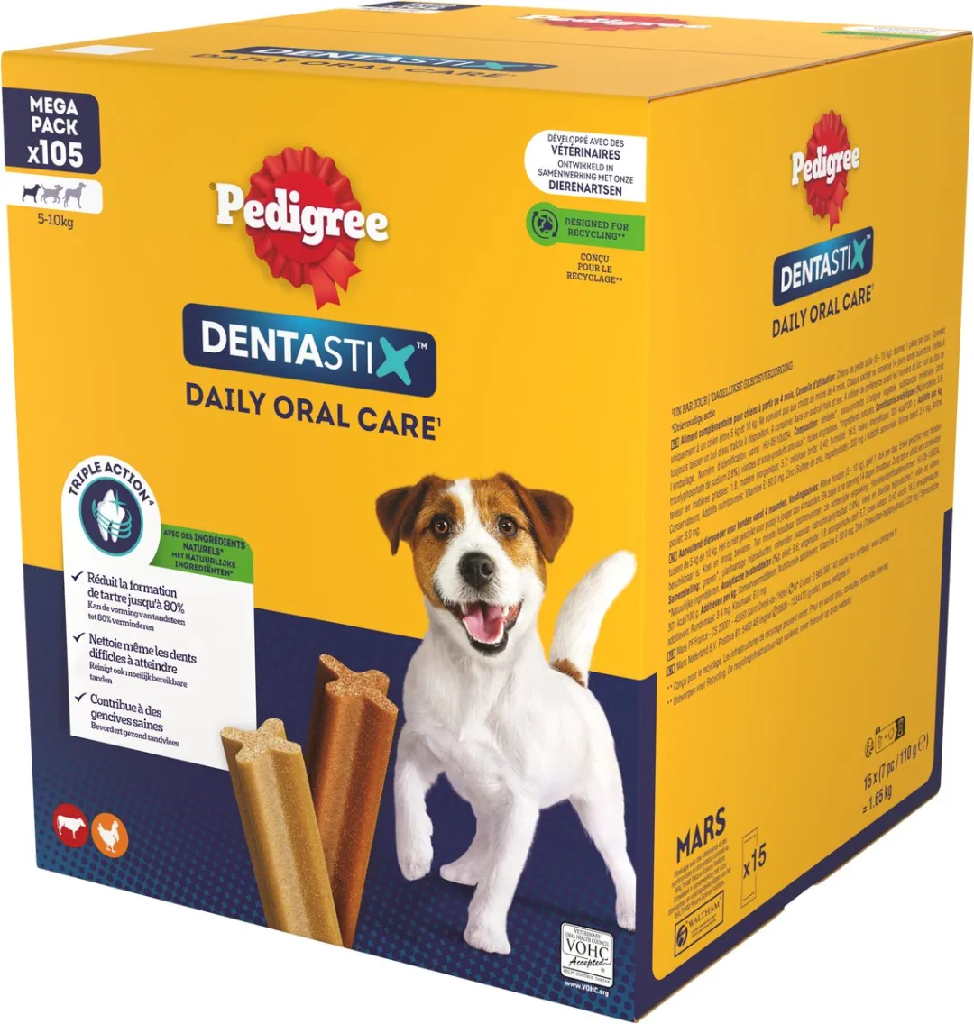 Pedigree Dentastix Kleine Hond Gebitsverzorging 105 Stuks