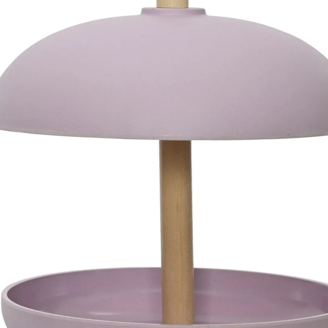 Decoris Vogelvoedersilo Hangend - Lila - 21x25cm