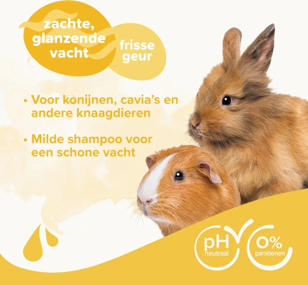 Beaphar Shampoo Konijn 250ml - 6 Stuks