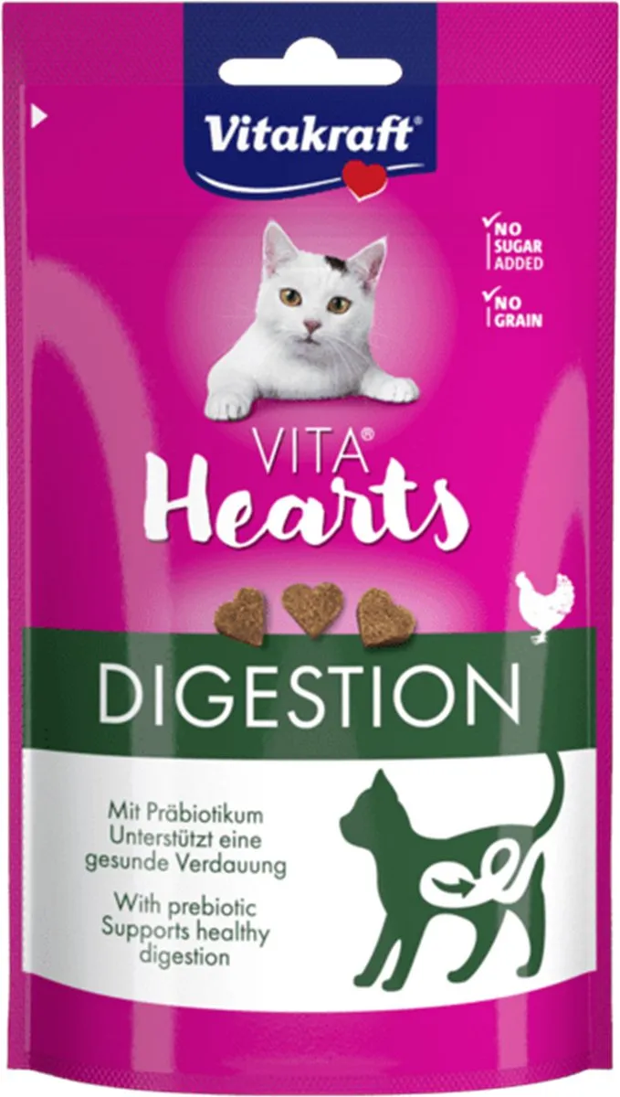 Vitakraft Vita Hearts Digestion Kip 40g