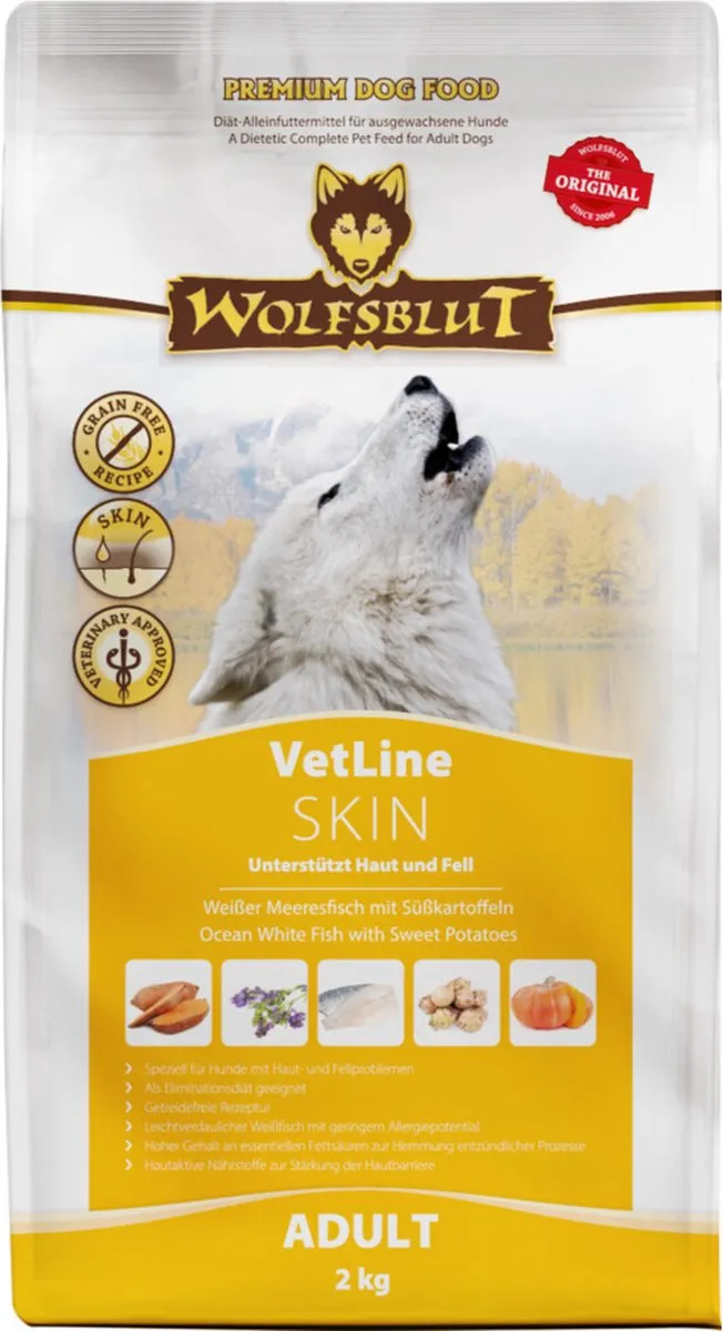 Wolfsblut VetLine Skin 2kg - 4 Stuks