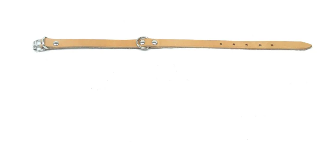 Kerbl Lederen Halsband 22-28cm - Zwart