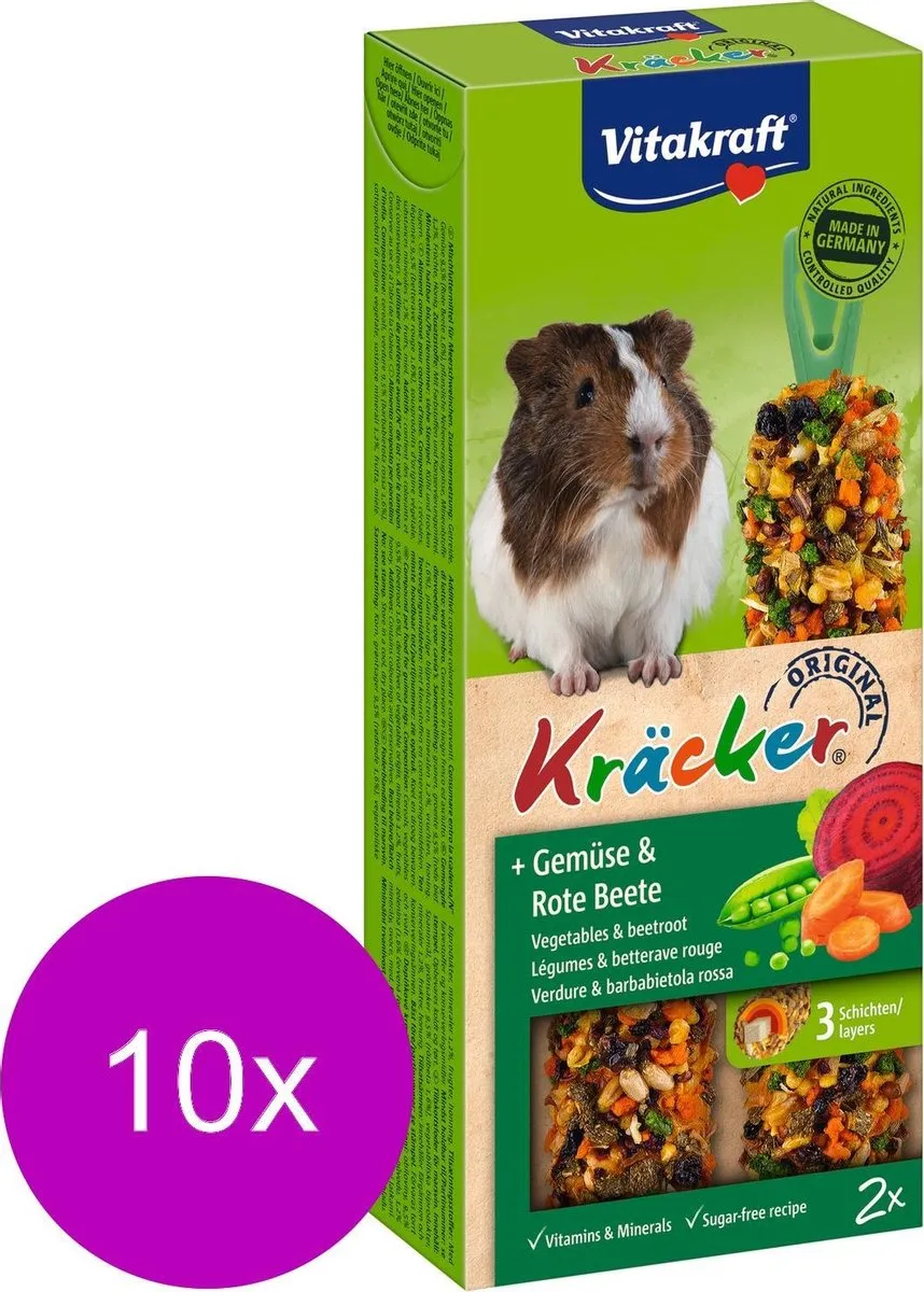 Vitakraft Cavia Kracker Groente 2-in-1