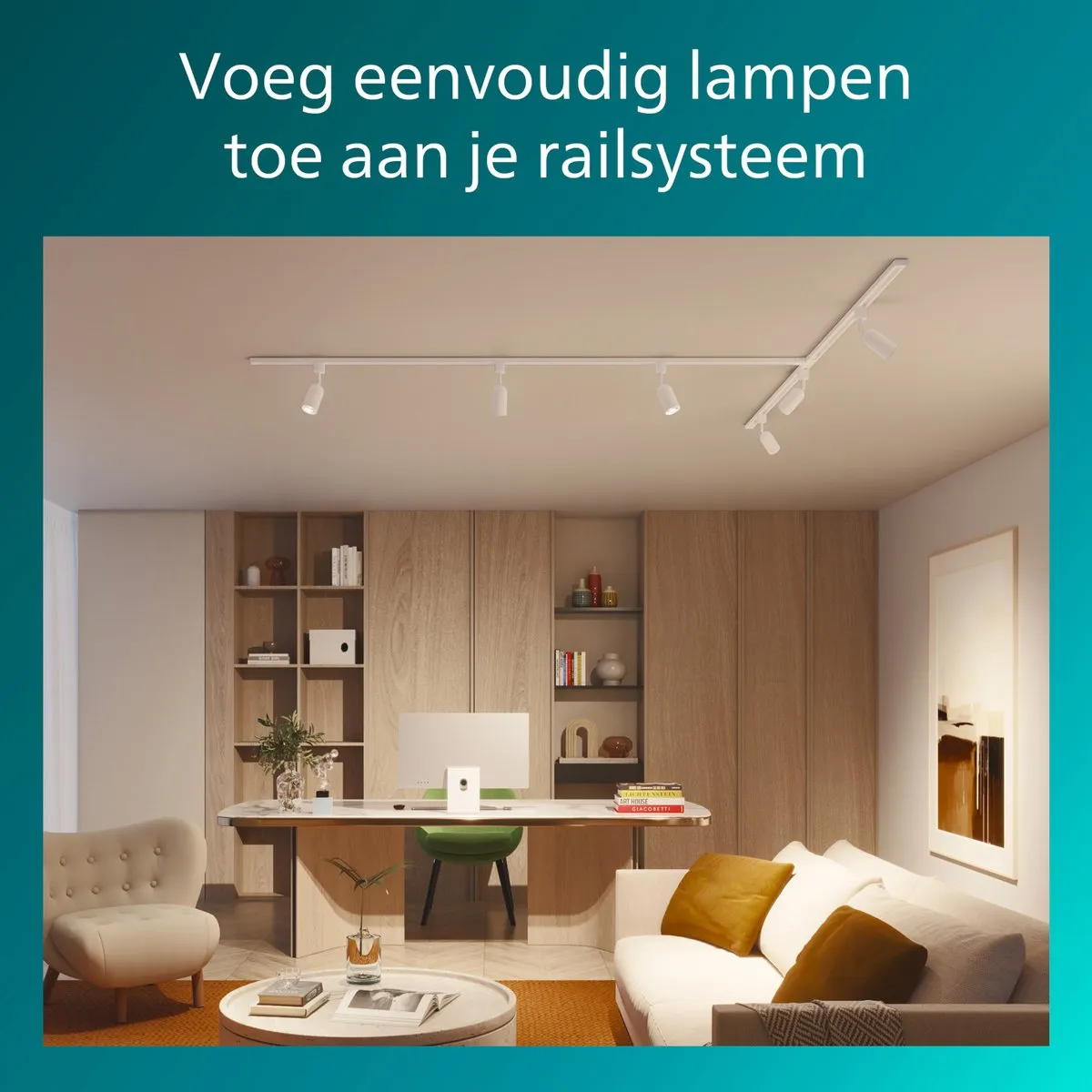 Philips EasyLink T-vormige Connector - Railverlichting - Wit