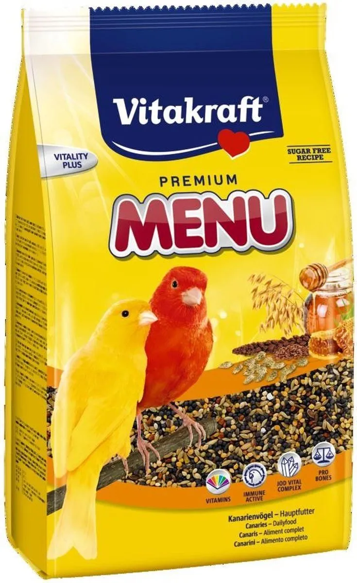 Vitakraft Kanaries Premium Menu Vogelvoer 1kg