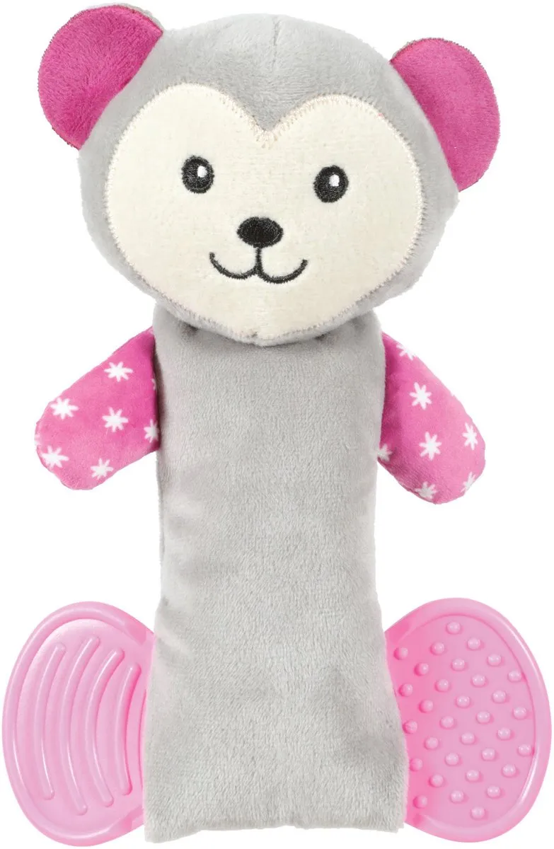 Zolux Maxou Plush Dental Grijs 14,5x4,5x21,5cm