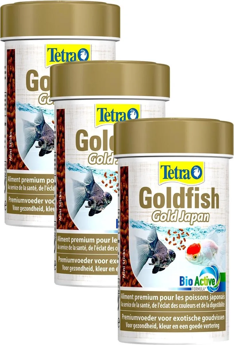 Tetra Visvoer Goldfish Gold Japan - 3x100ml