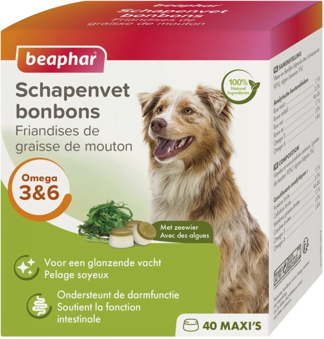 Beaphar Schapenvet Bonbons Zeewier 245g