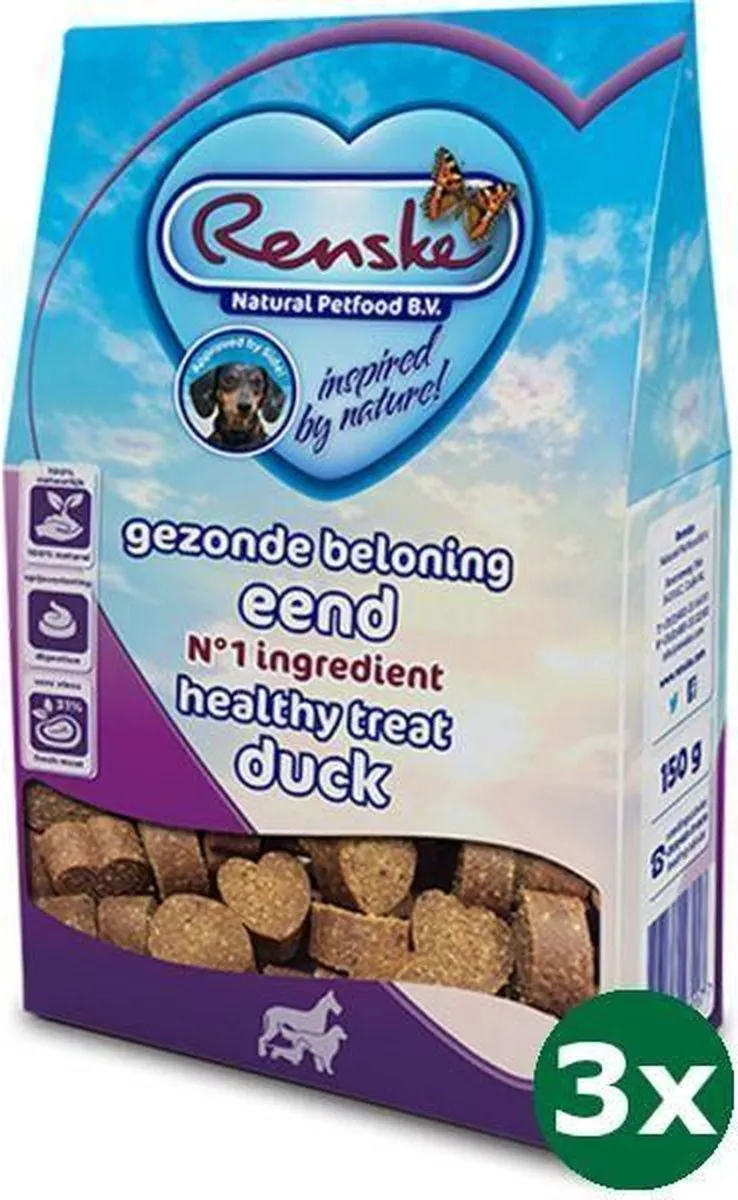 Renske Gezonde Beloning Hartjes Hondensnack