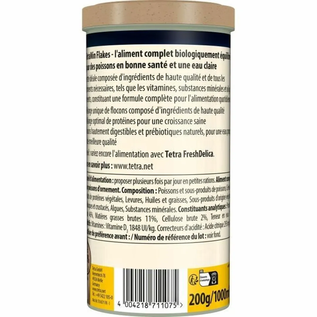 Tetra TetraMin Flakes Complete Voeding Tropische Vissen 1L