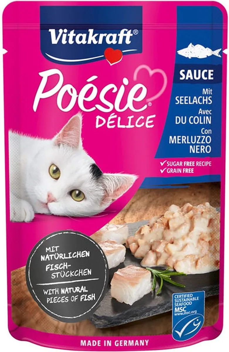 Vitakraft Poesie Delisauce Kattenvoer 85g