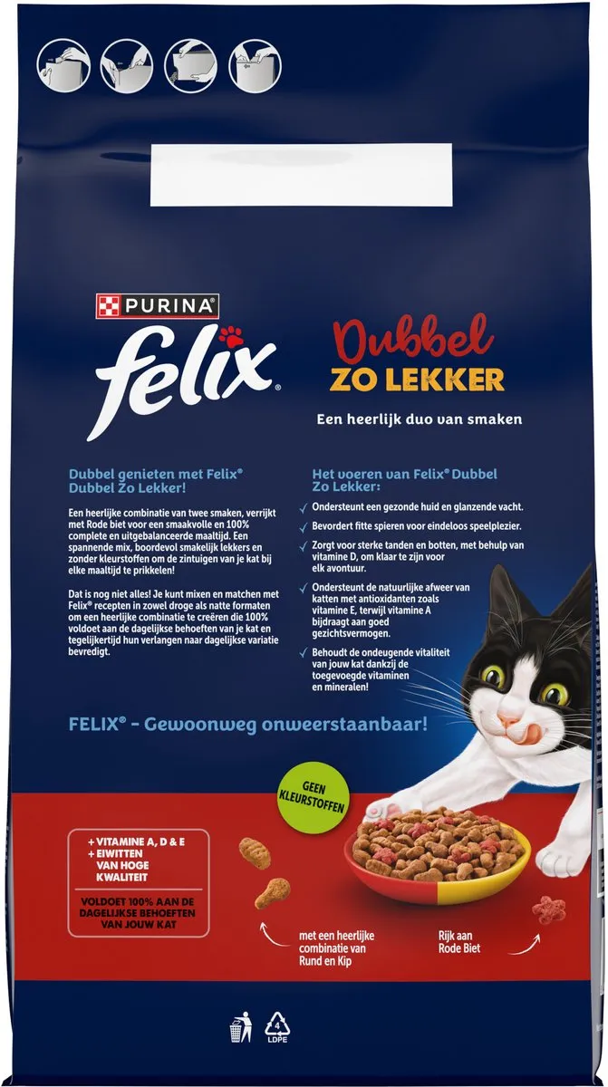 Felix Dubbel Zo Lekker Rund & Kip 16kg