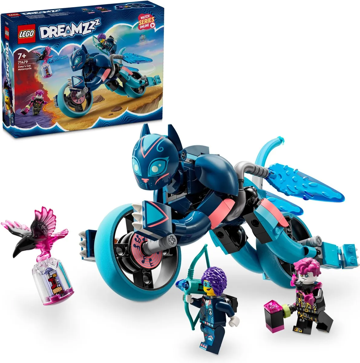 LEGO DREAMZzz Zoey's Kattenmotor 71479 - 226 Stukken