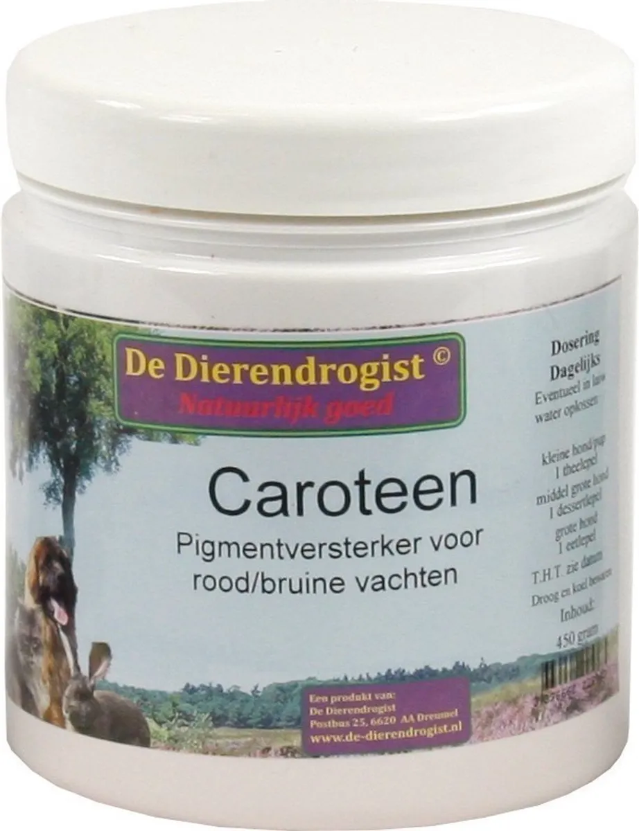 Dierendrogist Caroteen Pigmentversterker 450g