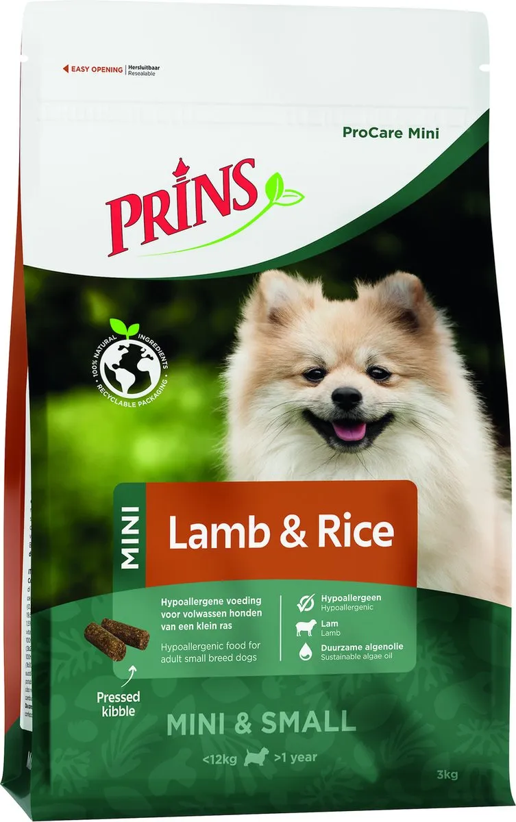 Prins ProCare Mini Lamb & Rice 3kg