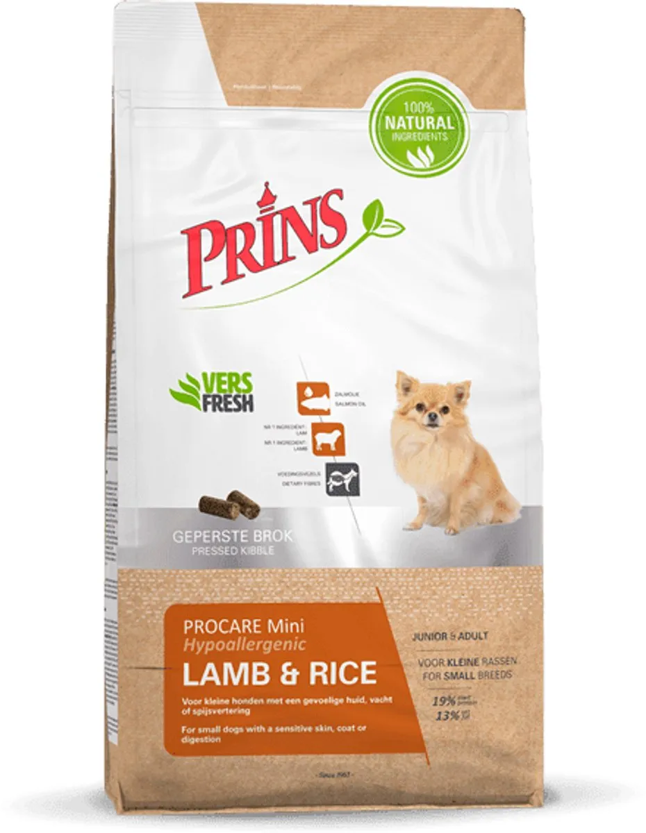 Prins ProCare Mini Lamb & Rice 3kg