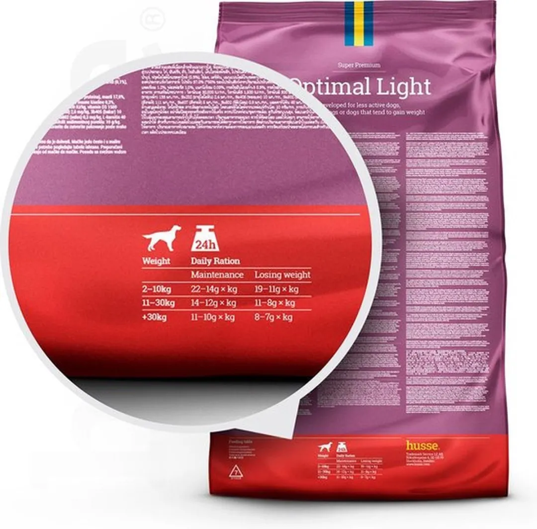 Husse Optimal Light Hondenbrokken 14kg (2x7kg)