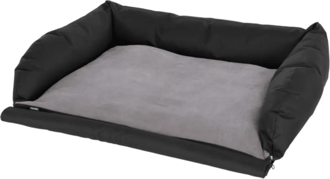 Kerbl - Hondenmand - voor - in - de - auto - 95x75x16 - cm - grijs - en - zwart - 80584