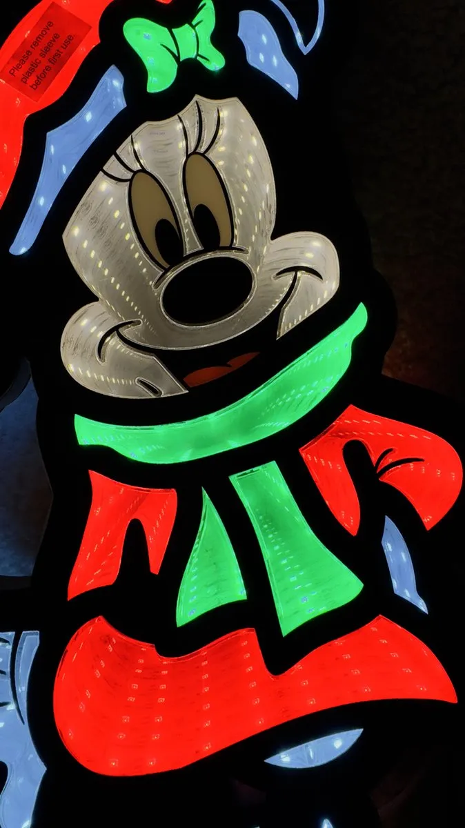 Disney - Infinity Minnie Mouse Spiegellamp - multicolor - 40 cm - kunststof