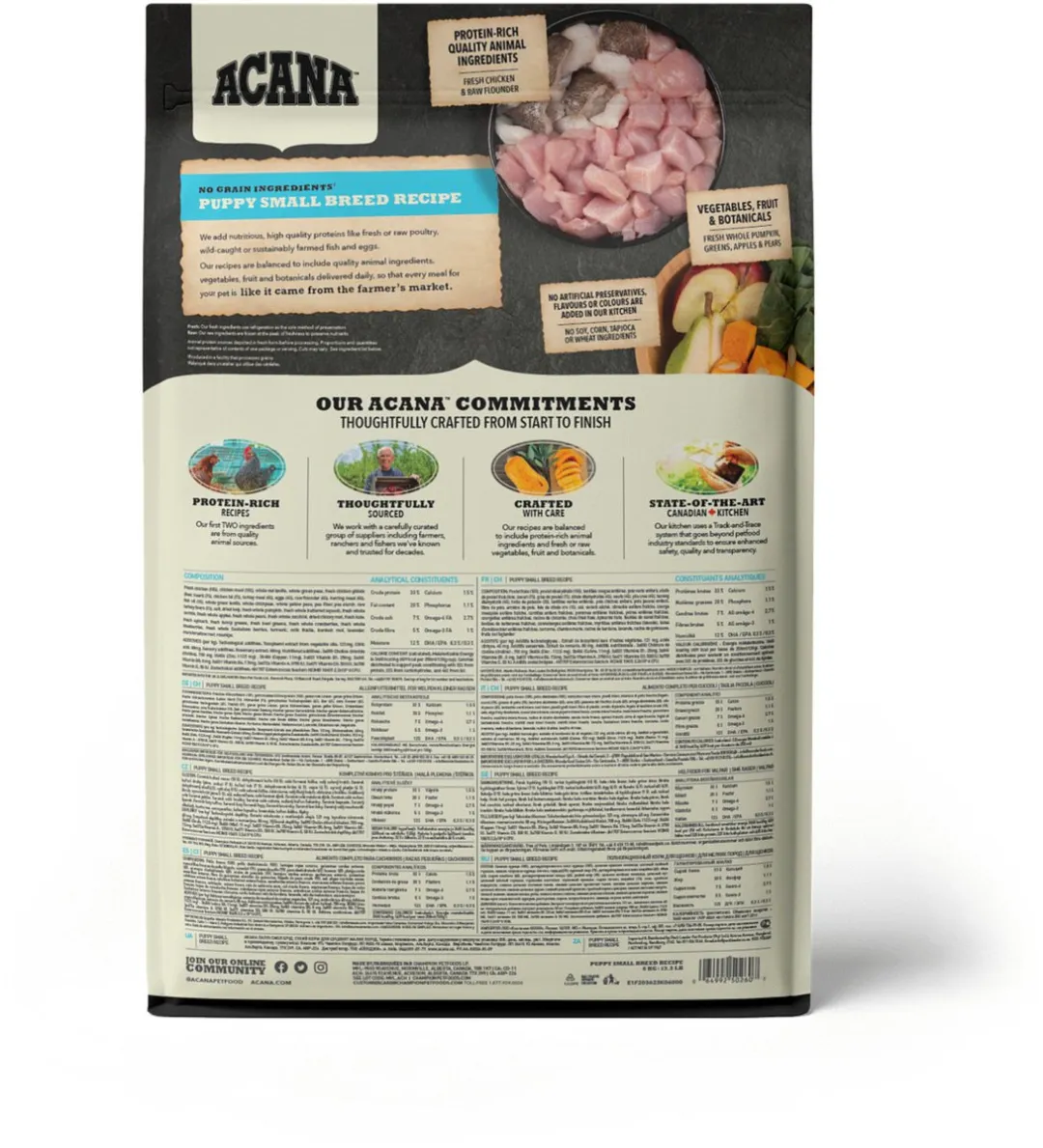 Acana Heritage Puppy Small Breed Kip & Kalkoen - 6 kg